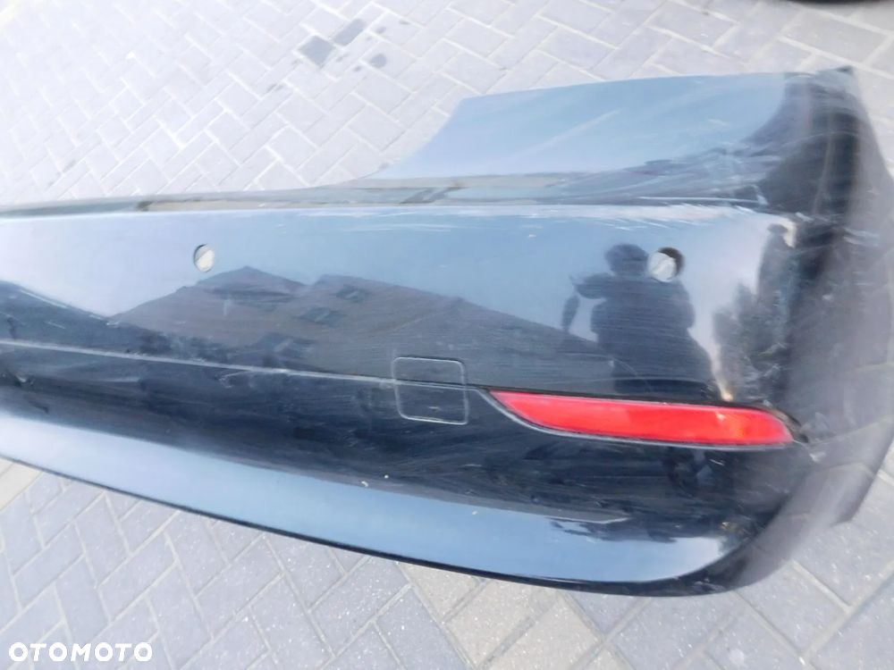 zderzak tył tylny BMW E60 SEDAN 05-10 CZARNY - 5