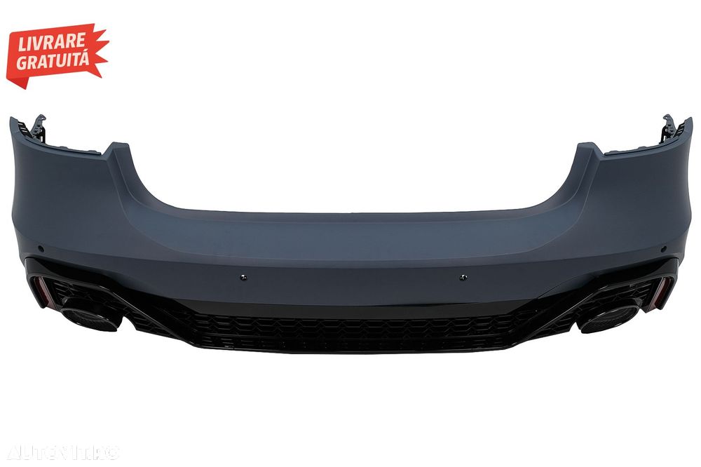 Bara Spate cu Difuzor si ornamente evacuare Audi A7 4K8 Sportback (2018-up) RS Des- livrare gratuita - 2