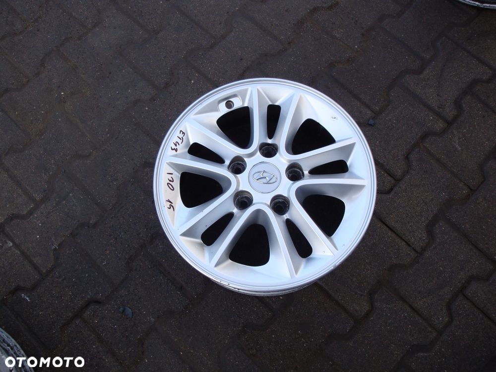 HYUNDAI I30 FELGI ALUMINIOWE 15' 5X114.3 ET43 KOMPLET - 5