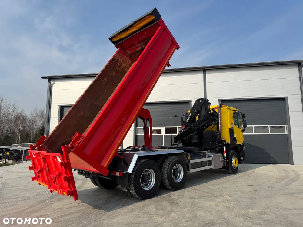 Renault GAMA C380 WYWROTKA 6x4 HDS HIAB 158 B-2+ PILOT HYDROBURTA ROK 2018 - 15