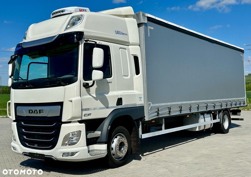 DAF CF 320 / FIRANKA / 21 EUROPALET / SYPIALKA / AUTOMAT / KLIMA POSTOJOWA / 2021 ROK - 2