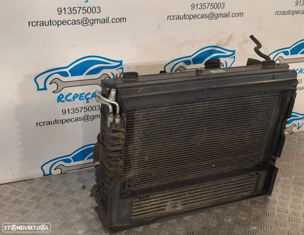 RADIADOR VENTILADOR INTERCOOLER BMW SERIE 5 E60 SEDAN CARRO 64509122827 9122827 17117795878 7795878 17517787446 7787446 17217787447 7787447 TERMOVENTILADOR - 2