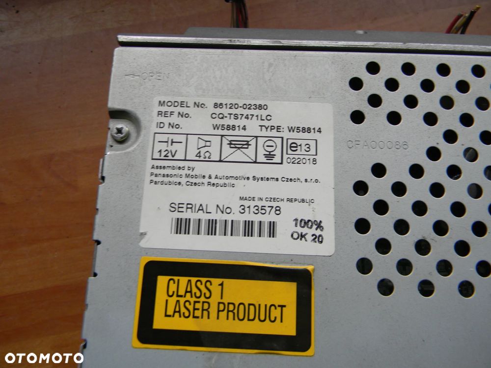 radio oryginalne SKODA FABIA II ROOMSTER PRAKTIK - 4