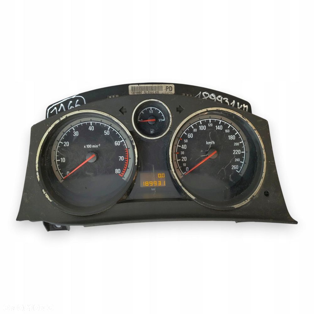 LICZNIK ZEGARY 13216682 PD Opel Astra H Zafira B 1.6 1.8 B 189 931km europa - 6