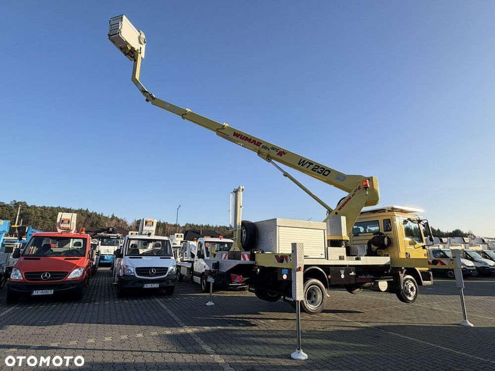 MAN TGL 8.210 Zwyżka WUMAG WT 230 23m w bok 18m podnośnik - 12