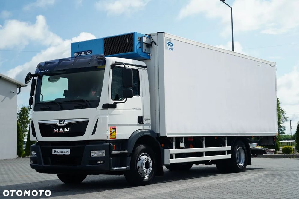 MAN TGM 15.250 / 4x2 / CHŁODNIA 6,2 M / AGREGAT FRIGLOCK FK 13 / WINDA DHOLLANDIA - 1 500 KG / SPROWADZONA / EURO 6 - 2