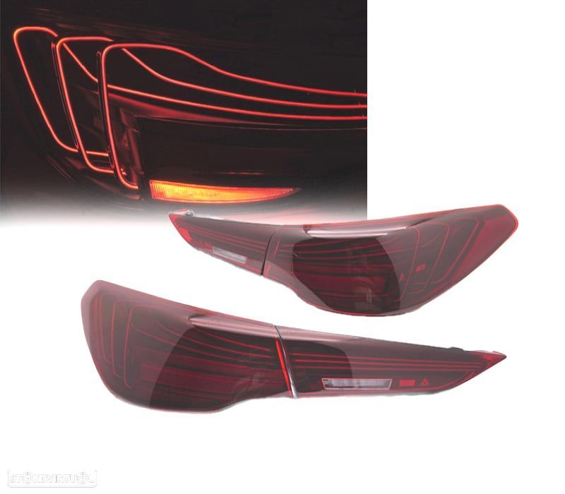 FAROLINS PARA BMW G22 G23 20- LOOK LASER VERMELHO LED - 1