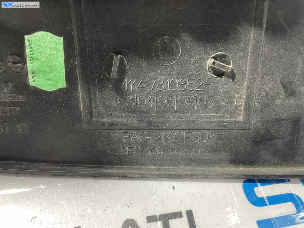 Capac Plastic Protectie Motor BMW Seria 5 E60 E61 2.0 Diesel N47 2003 - 2010 Cod 1114 7810852 [L4336] - 3