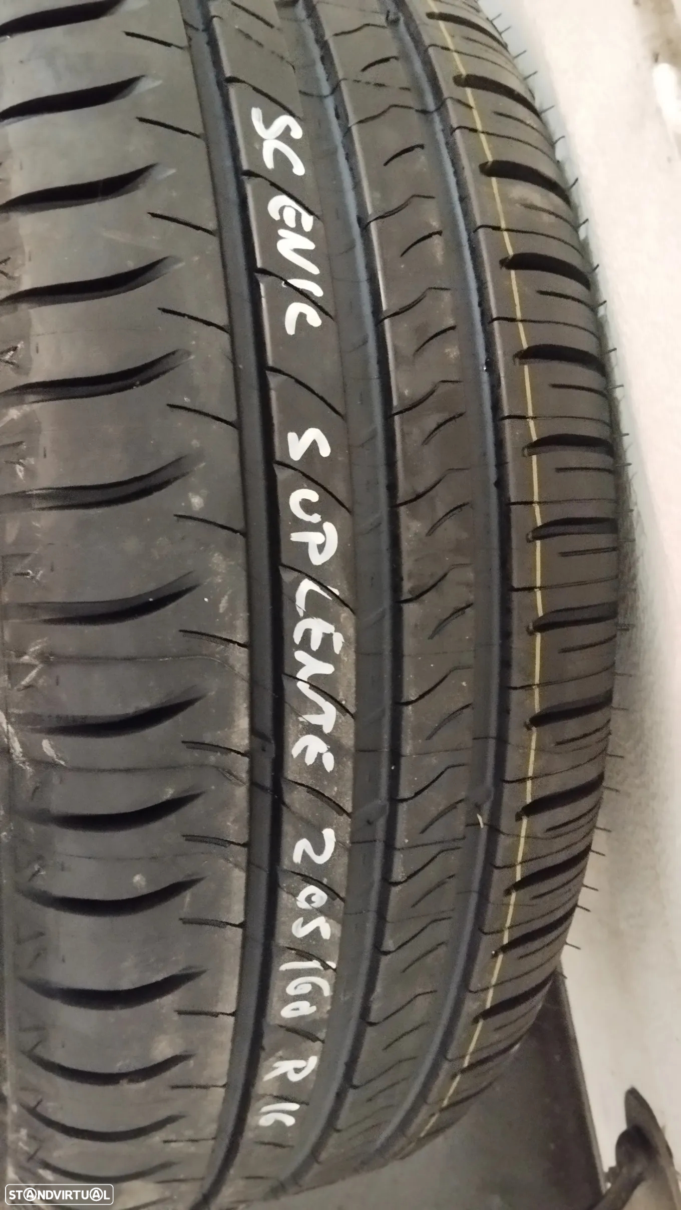 RODA ./ JANTE SUPLENTE ORIGINAL RENAULT MEGANE 5X114.3 COM PNEU 205/60 R16 - 3