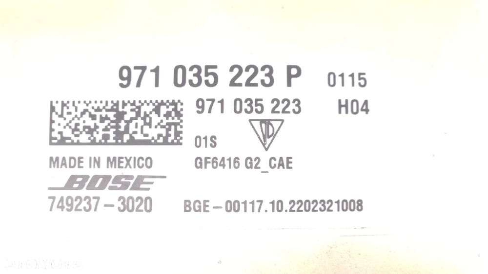 Wzmacniacz Porsche BOSE 971035223P - 4