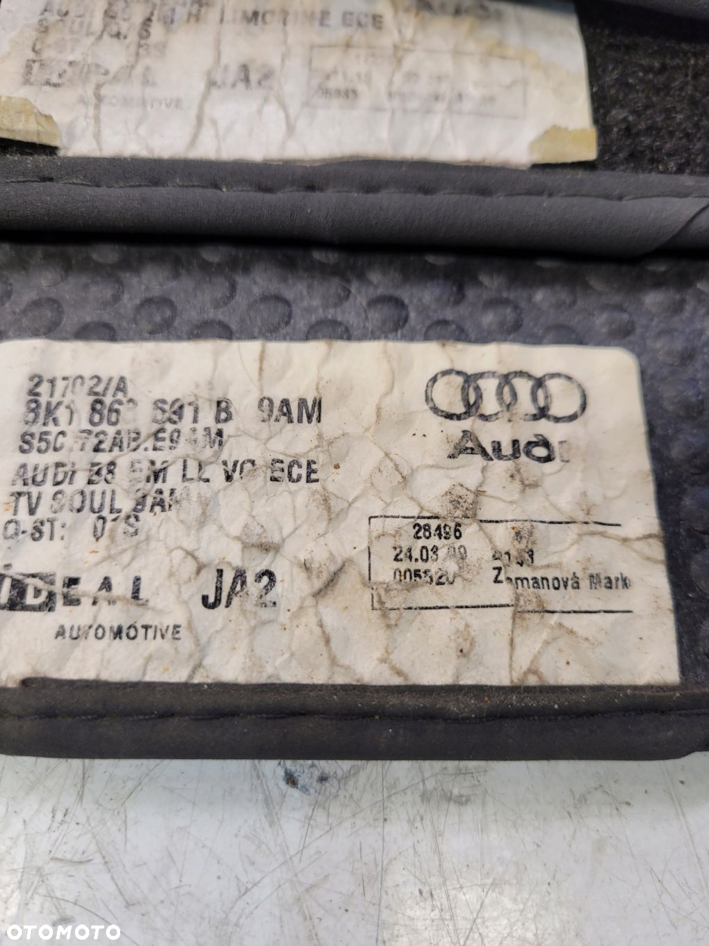 DYWAN DYWANIKI KOMPLET AUDI A4 B8 A5 8K1863691B - 7