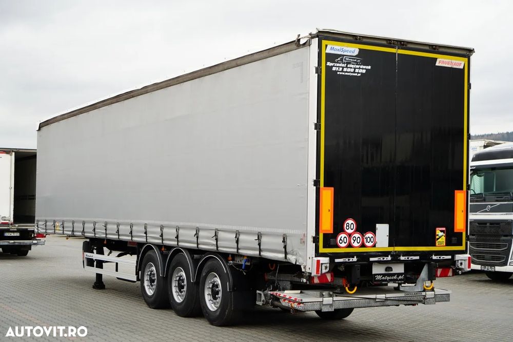 Fruehauf / CORTINĂ / STANDARD / ELEVATOR DHOLLANDIA 2.000 kg / PODEA PUTERNICĂ - 1