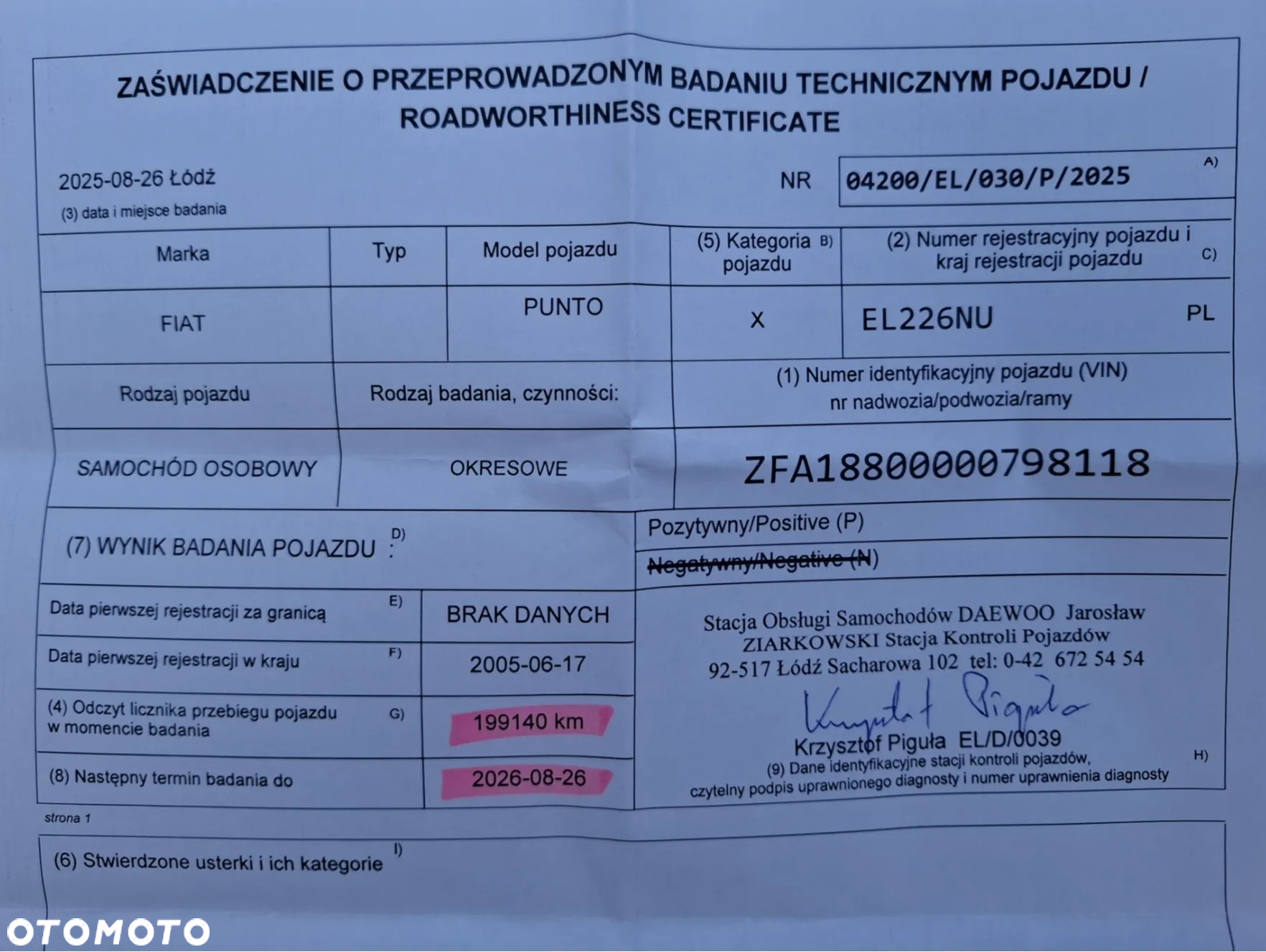 Fiat Punto 1.2 8V - 8