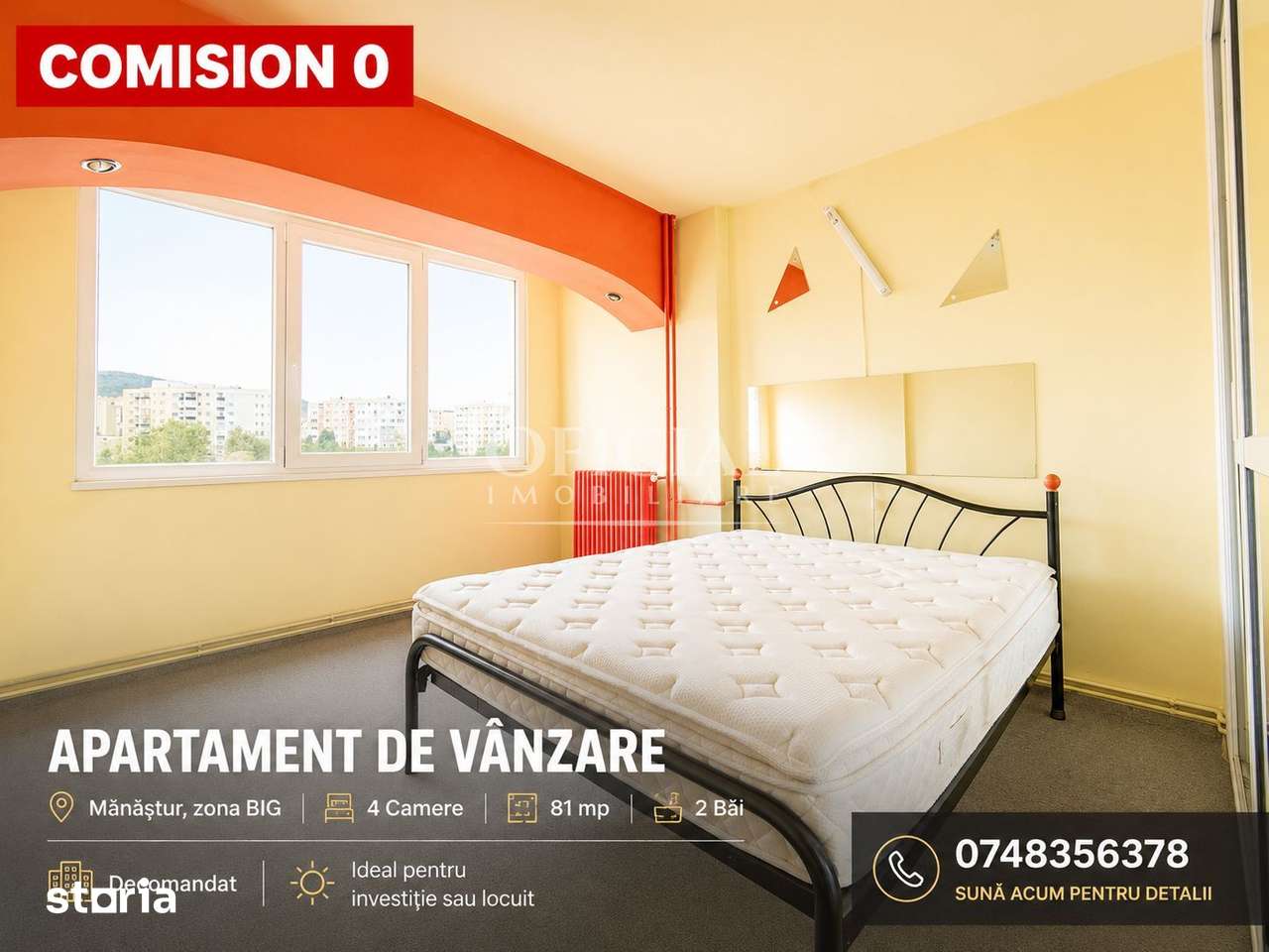 Apartament 4 Camere | 81 Mp | Balcon | Parcare | 2 Bai | Manastur BIG — fotografia 1