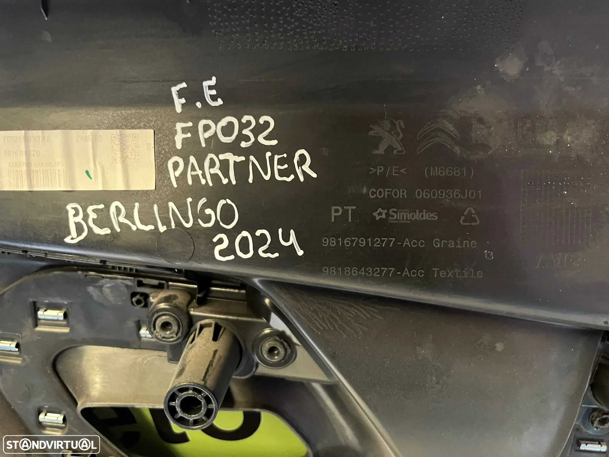 PARTNER BERLINGO III FORRA PORTA ESQUERDA - FP032 - 5