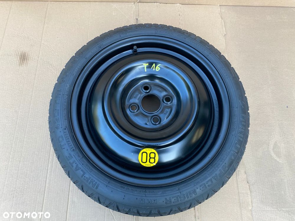 Koło dojazdowe dojazdówka TOYOTA AYGO X 125/70R16 ORYGINALNE wysyłka - 6