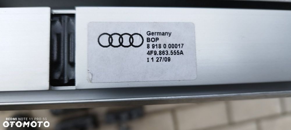 Szyny  Zaczep siatki bagażowej Audi A6 C6 Kombi 2009 Blask Gołdap - 7