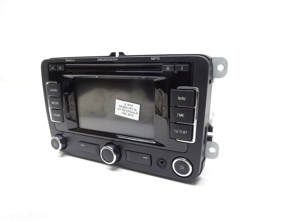 RADIO RADIOODTWARZACZ CD MP3 NAVI NAWIGACJA 3T0035192F SKODA YETI I 5L - 2