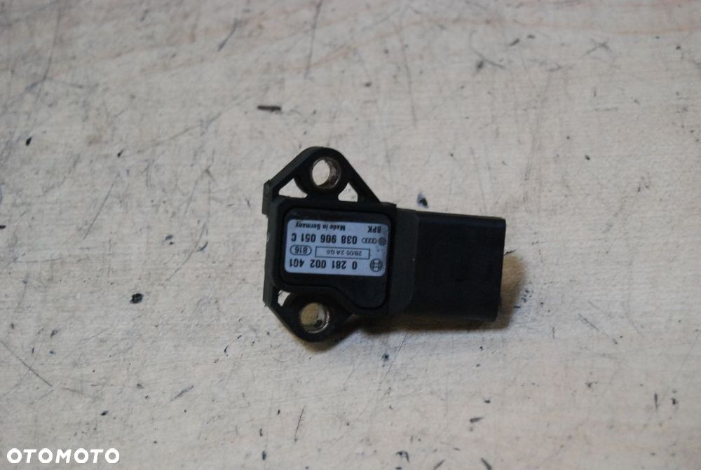 CZUJNIK CIŚNIENIA MAP SENSOR 038906051C AUDI A3 8P 2.0 TDI VW SEAT 0281002401 - 3