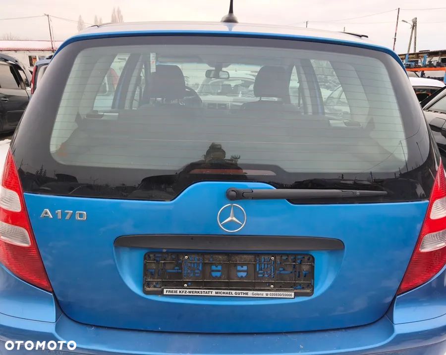 MERCEDES A-KLASA W169 08r KLAPA BAGAŻNIKA SZYBA TYŁ KOMPLETNA 955