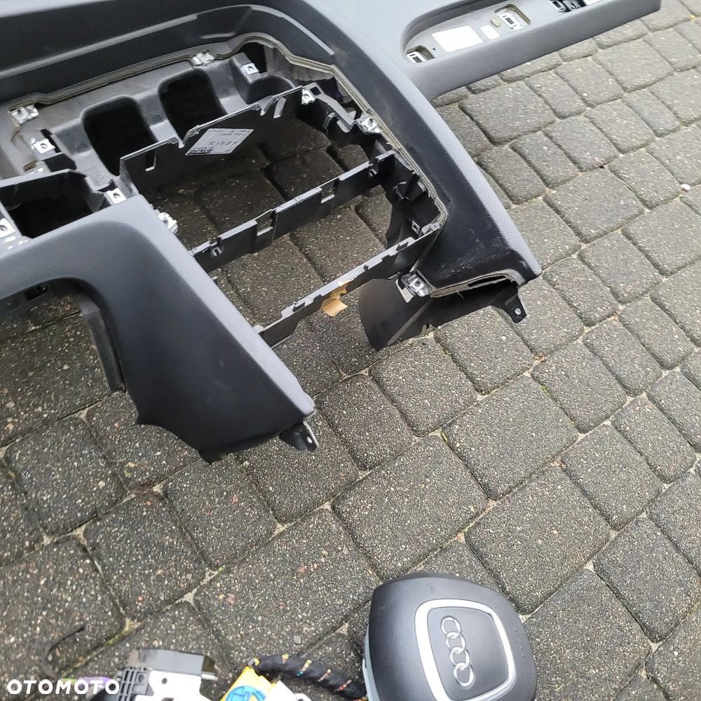 AUDI A6 C6 LIFT DESKA KONSOLA AIRBAG PASY CZARNA SOUL 4 RAMMIENNA KOMPLET - 8