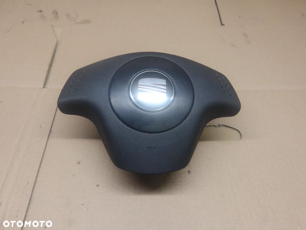 SEAT IBIZA III 06-09 1.4B 5D PODUSZKA POWIETRZNA AIRBAG KIEROWCY 6L0880201G - 1