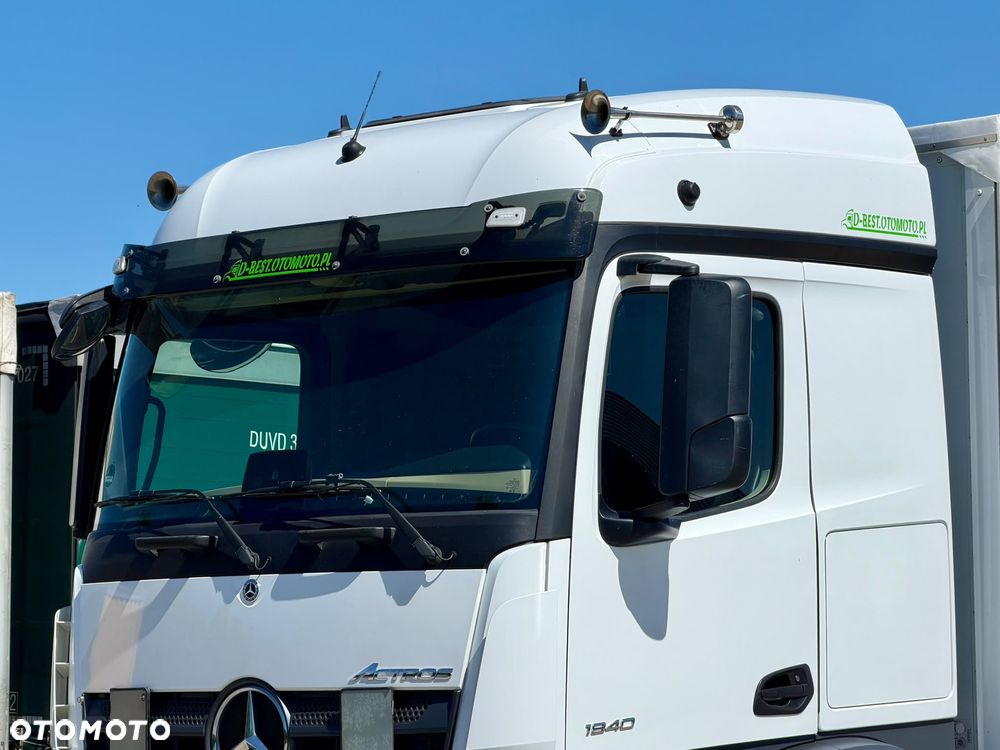 Mercedes-Benz ACTROS 1840 / FIRANKA / WINDA / 15 EUROPALET / 6.2 M DŁUGOŚCI / AUTOMAT / SYPIALKA / 12.2019 ROK / Z NIEMIEC - 9