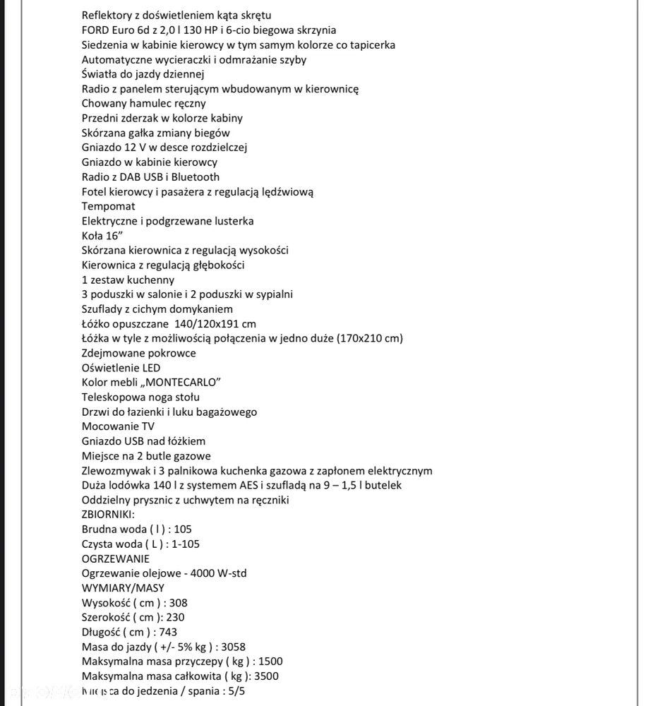 Ford Tessoro 463/ Benimar 8 - 18