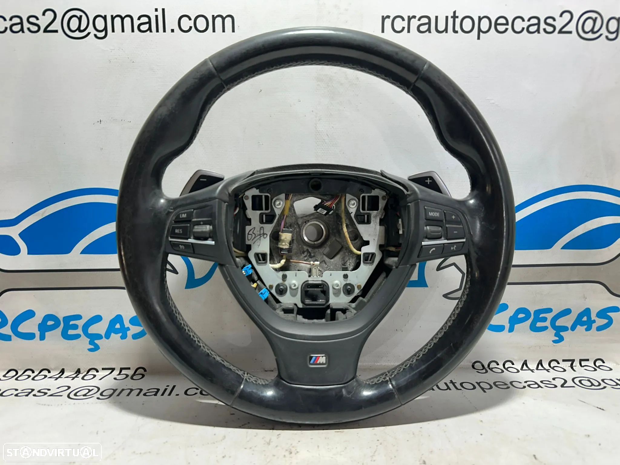 .Volante Patilhas Multifunções Pele Perfurada Original Pack M BMW Serie 1 F20 F21 7845877 - 1
