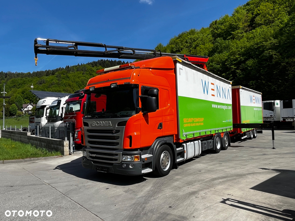 Scania G420 // Tandem // HDS Palfinger 18002 EH // Przyczepa // Oś skrętna podnoszona // Video !!!