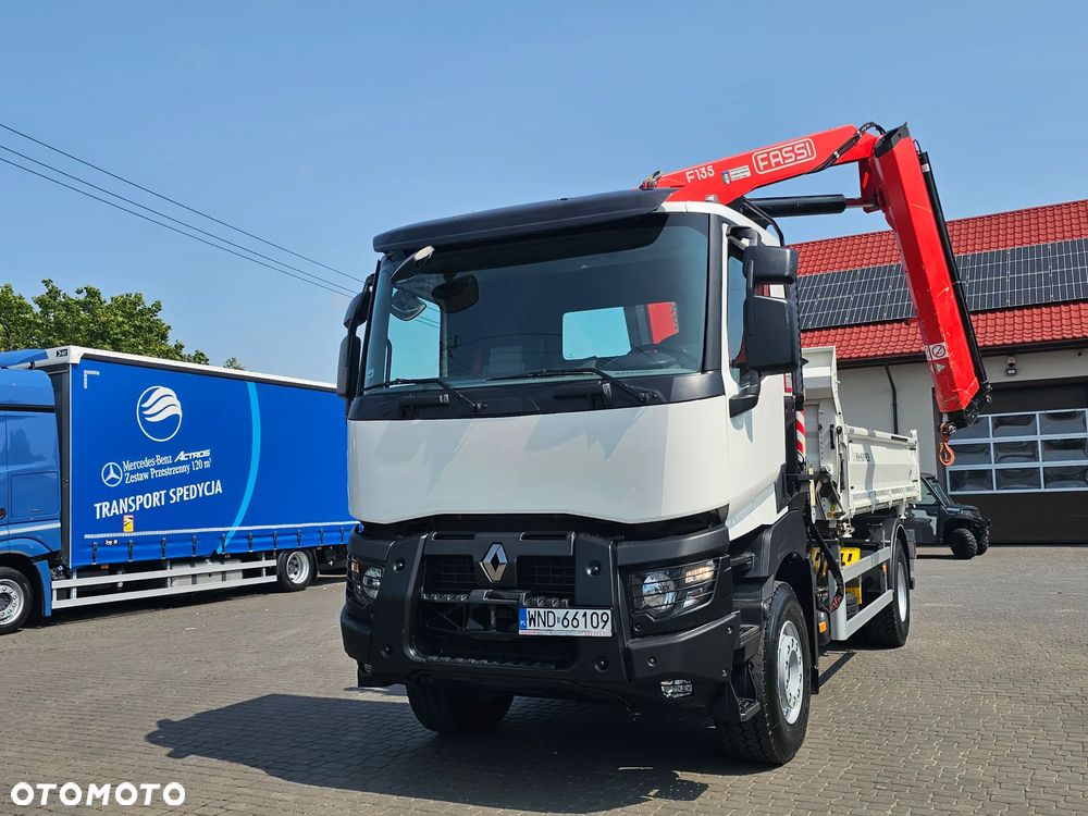 Renault K 380 WYWROTKA+HDS FASSI udzwig 5600kg SALON POLSKA! - 10