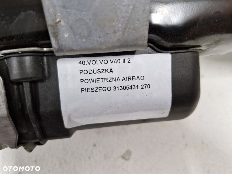 volvo v40 2 ii poduszka powietrzna airbag pieszego 31305431 - 11