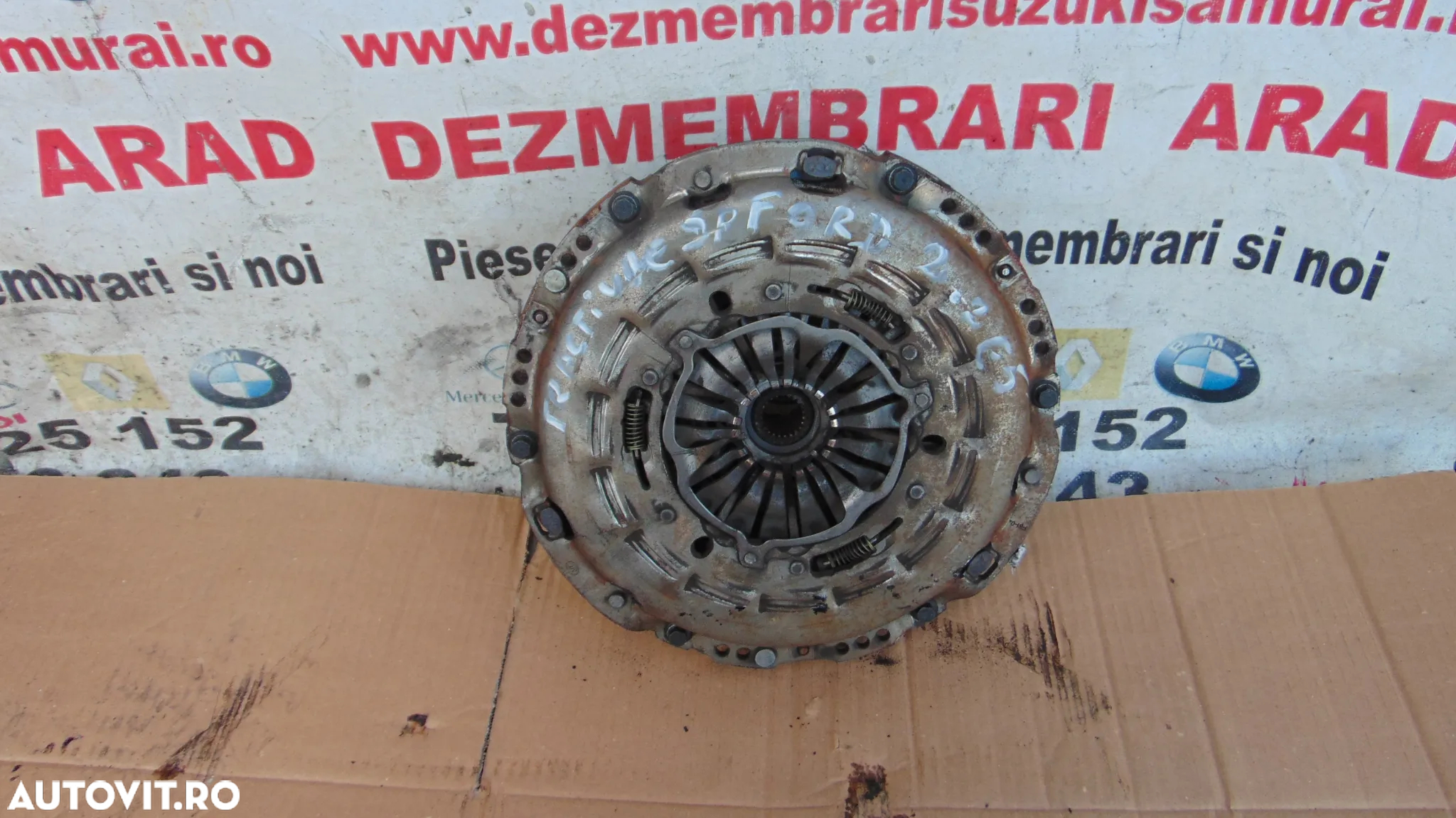 Volanta Ford Transit Custom 2.2 euro 5 Peugeot boxer Citroen Jumper placa presiune disc ambreiaj de - 14