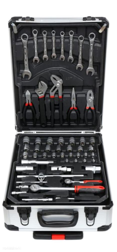 KRAFTDELE KLUCZE ZESTAW 188 ELEMENTÓW ALUMINIOWA WALIZKA KD314 - 2