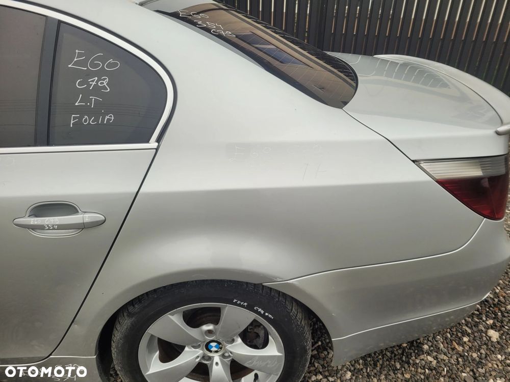 ĆWIARTKA LEWY TYŁ TYLNA BMW E60 354 TITANSILBER C79