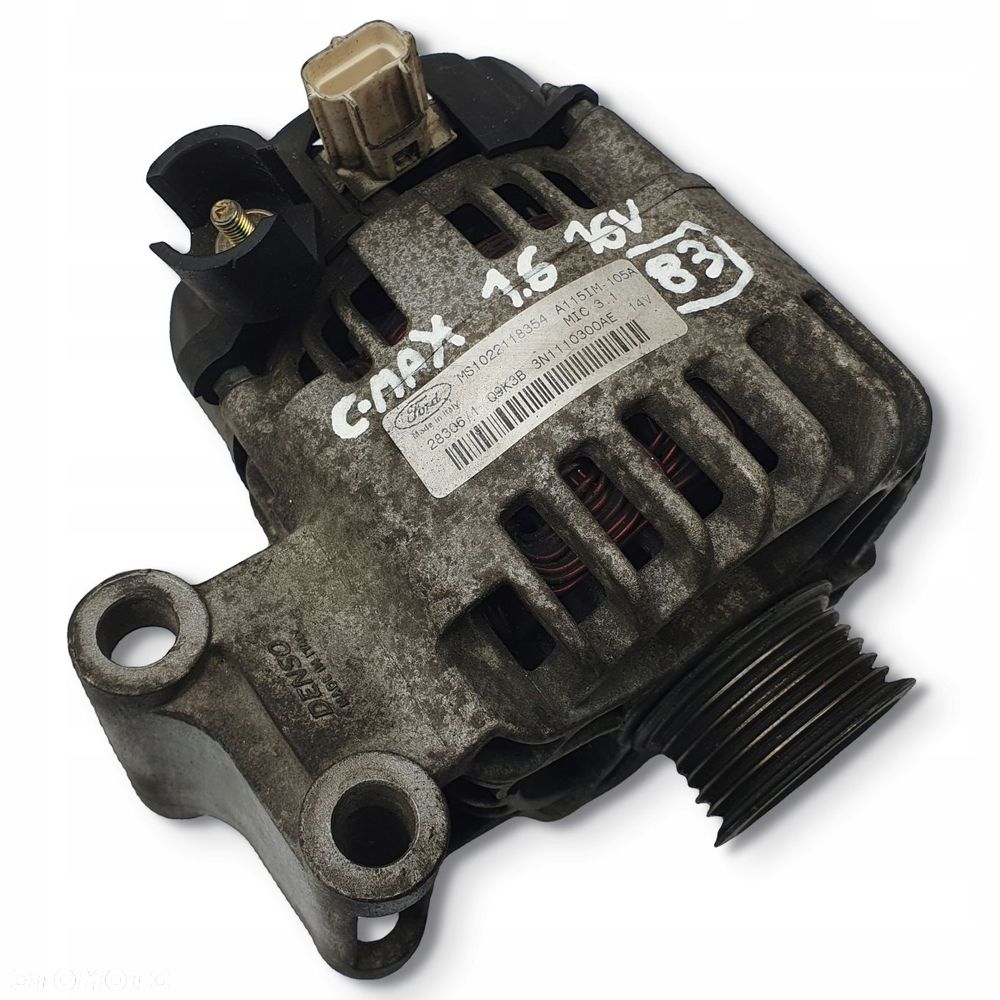 ALTERNATOR Ford Focus MK2 C-MAX 1.6 16V MS1022118354 3N1110300AE 105A - 1
