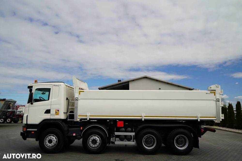 Scania G 480 / 8x4 / BASCULATOR / HIDROBRAT / BORDMATIC / MANUAL - 13