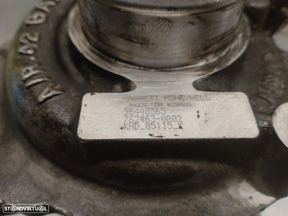 TURBOCOMPRESSOR CHEVROLET CAPTIVA 2007 -96440365 - 4