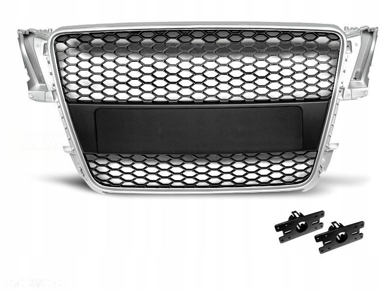 Atrapa Grill Audi A5 07-11 Sport Silver - 1