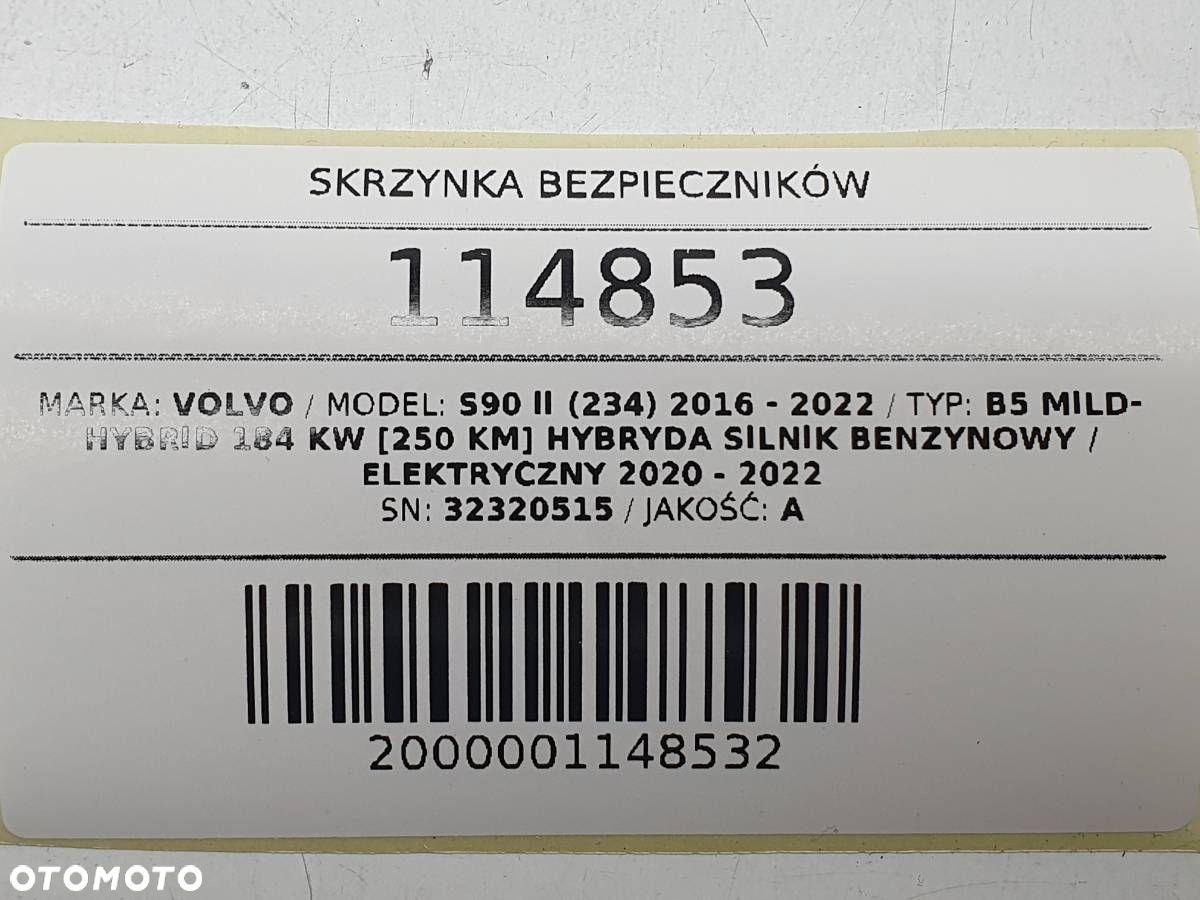 SKRZYNKA PRZEWÓD AKUMULATORA VOLVO S90 II 32320515 - 6