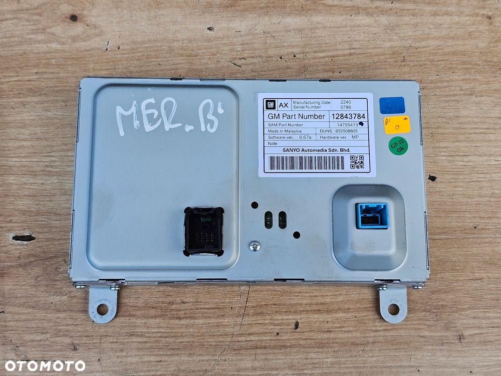 RADIO NAWIGACJA KOLOROWA OPEL MERIVA B DVD 800 NAVI CZARNA KOMPLET EUROPA - 9