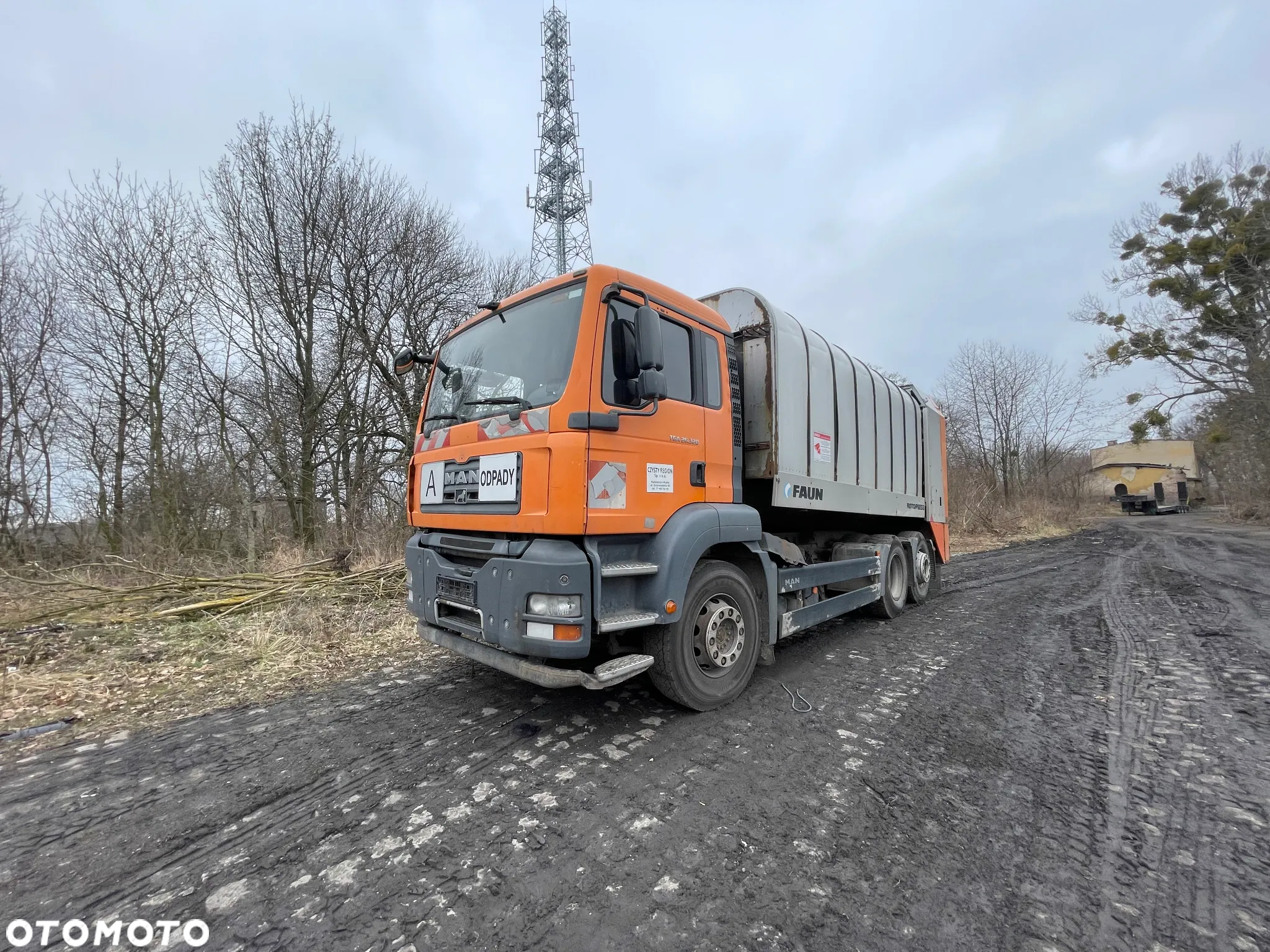 Śmieciarka Man TGA 26.320 Zabudowa FAUN na części ! - 4