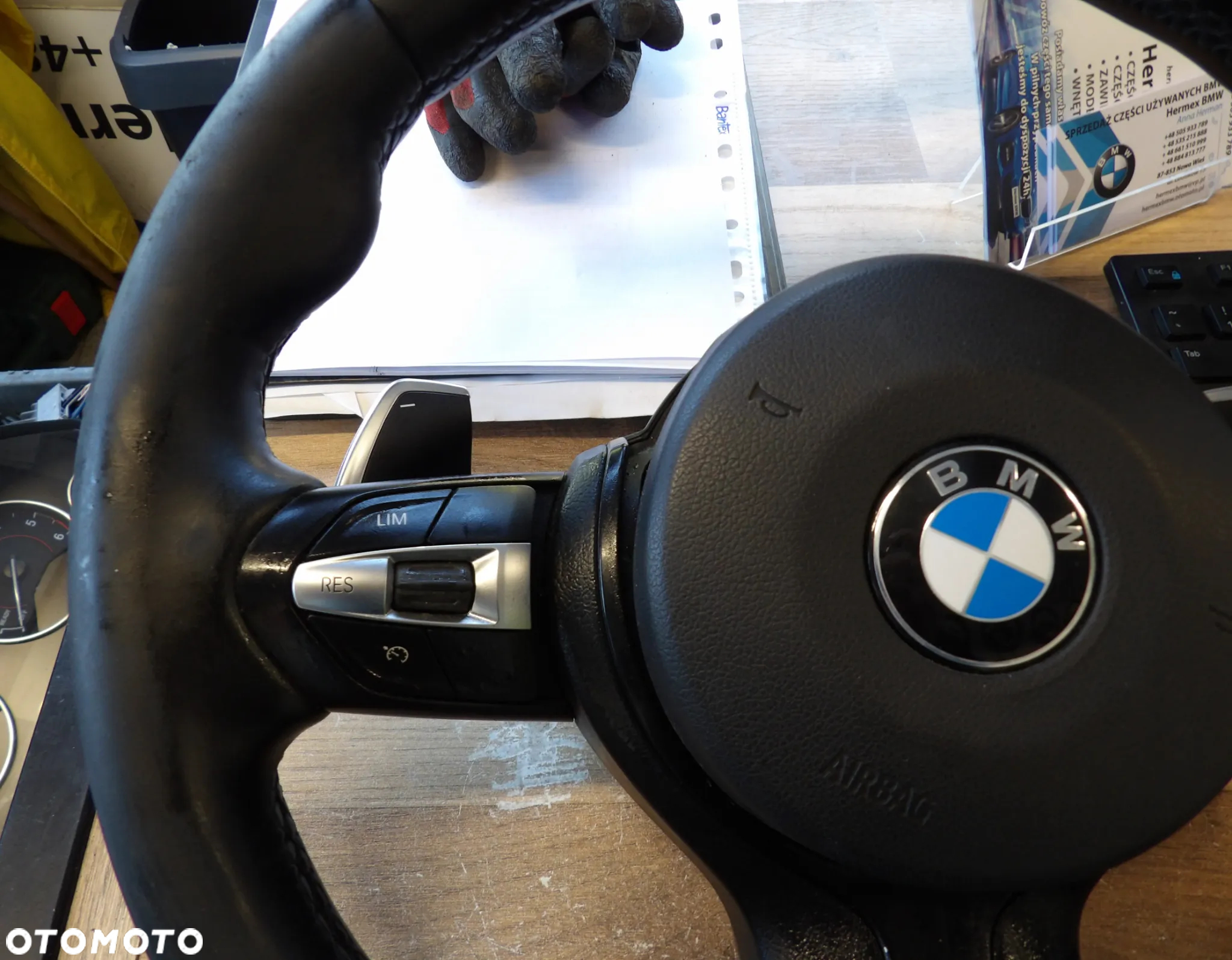 BMW - F20*,F30* - KIEROWNICA  M PAKIET - MULTIFUNKCJA - PODUSZKA AIRBAG - KOMPLET - 7850406 - 3