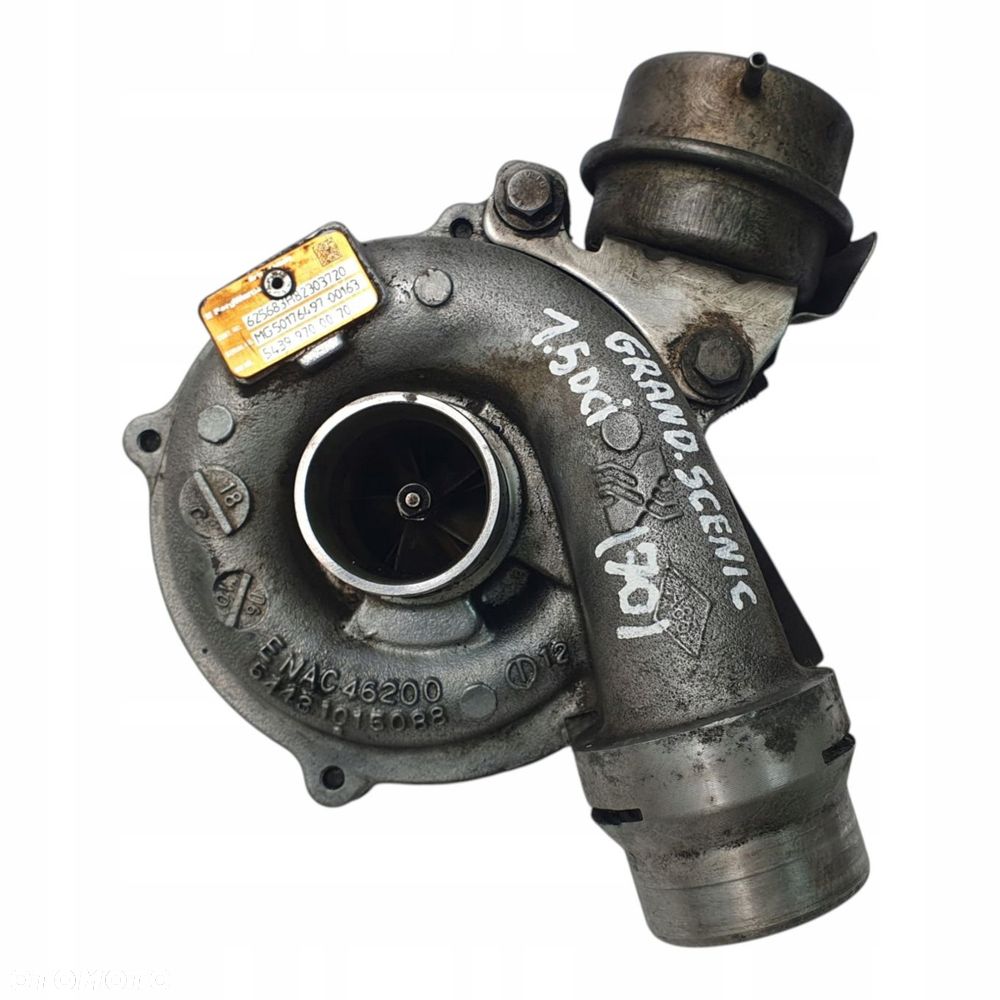 TURBOSPRĘŻARKA Renault Megane II Scenic II 1.5 DCI turbo 54399700070 - 1