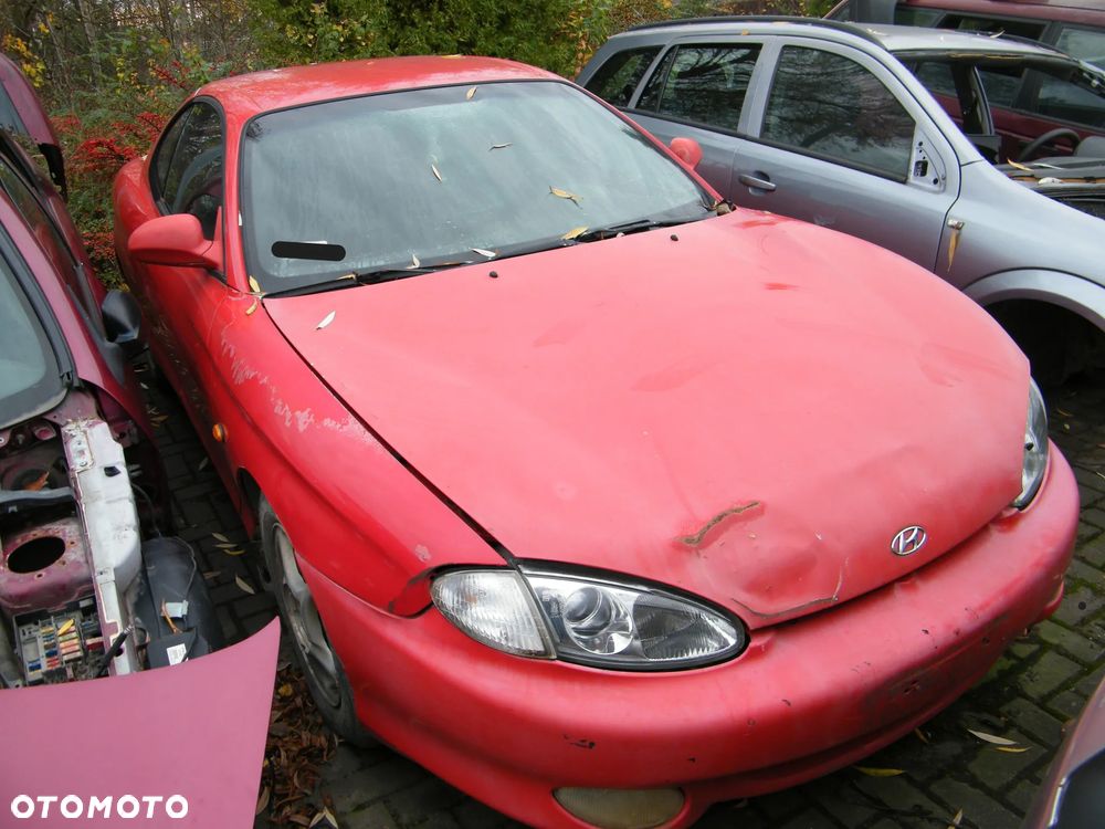 Hyundai Coupe (96-99r.) 2.0 B 138KM silnik G4DF skrzynia M5GF2 lakier POPPY RED [XM]. Cały na części - 1