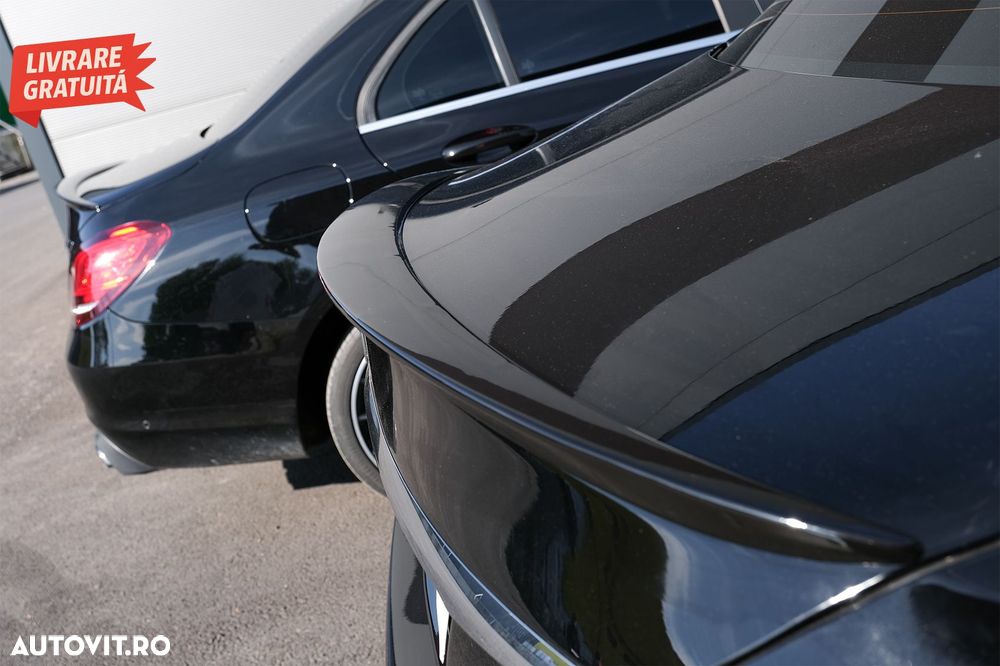 Eleron Portbagaj Mercedes C-Class W205 (2014-2020) Design Negru Lucios- livrare gratuita - 15