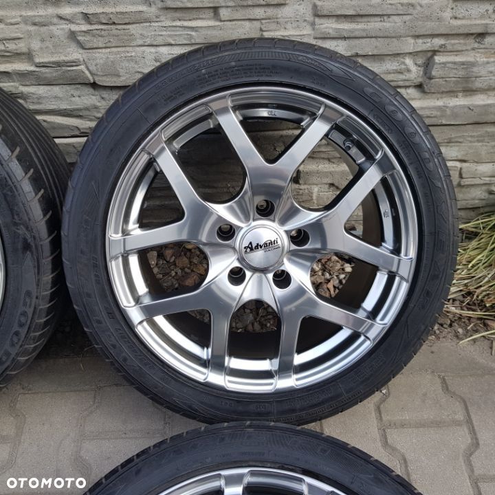 4x 8x17 ET35 5x120 Używane koła aluminiowe z oponami letnimi BMW - 4