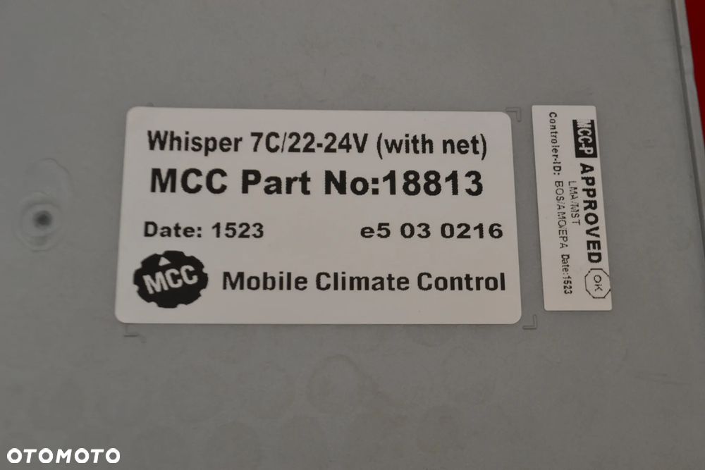 Whisper 7c/22-24v Nagrzewnica wodna webasto dmuchawa wentylator Grzejnik NOWY - 9