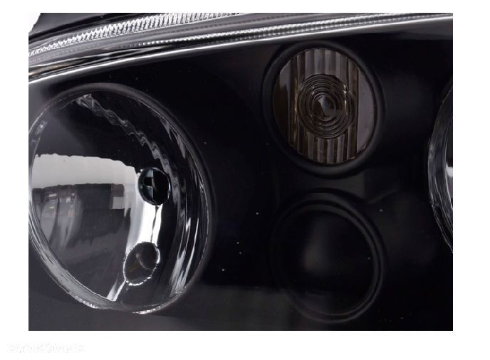 Lampy Reflektory + HALOGEN VW GOLF IV 4 BLACK - 3