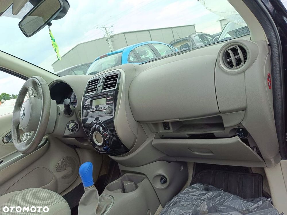 PODUSZKI KOMPLET KIEROWCY PASAZERA ZASLEPKA PASY NISSAN MICRA K13 DESKA - 2